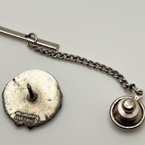 U.S. Dept. Of Agriculture 20 Years Service Pin Silver Tone Tie Tack - Picture 2 of 7